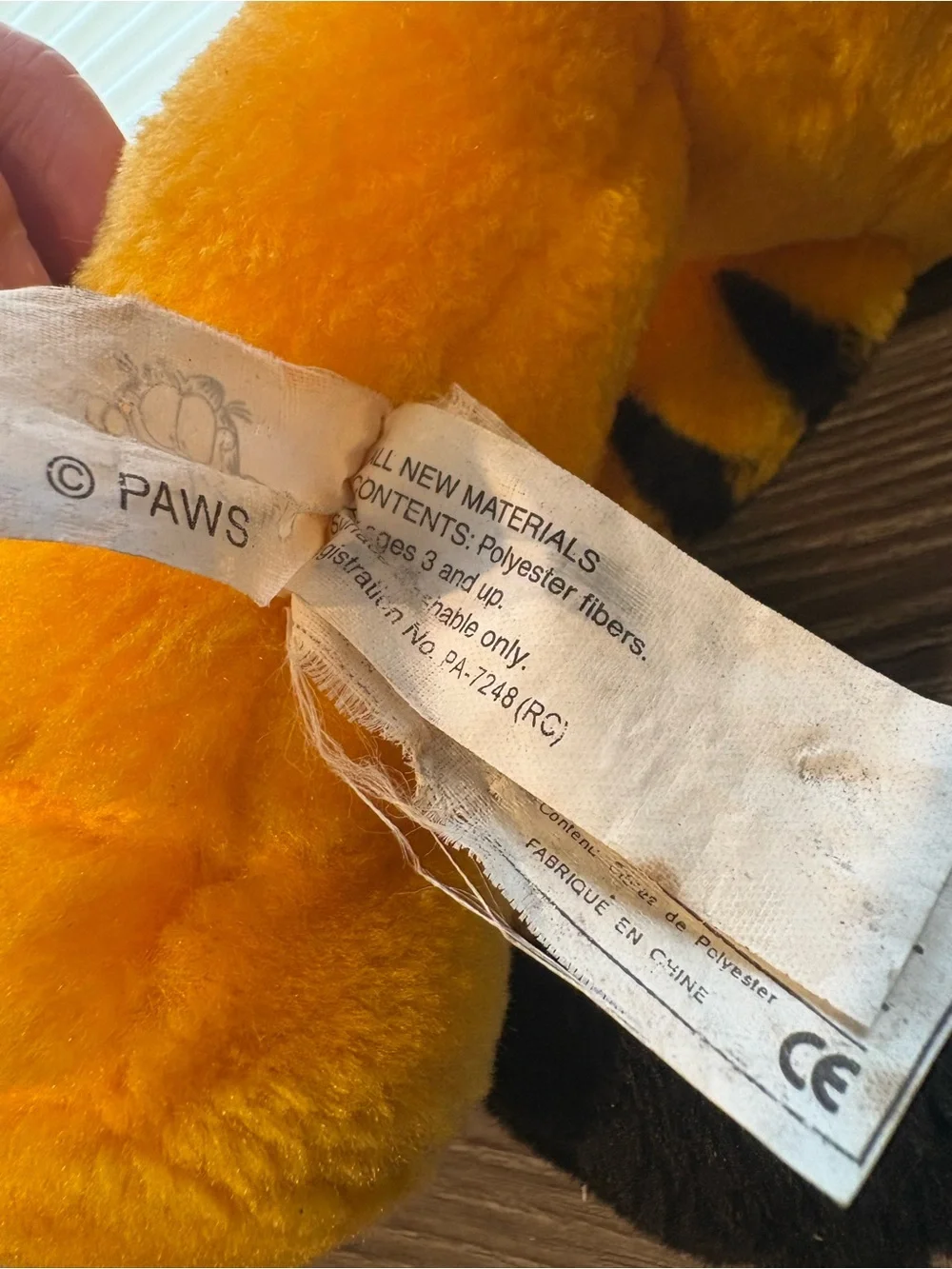Vintage Garfield & Odie Plush Retro Jim Davis Comic Collectibles Play By Play 80